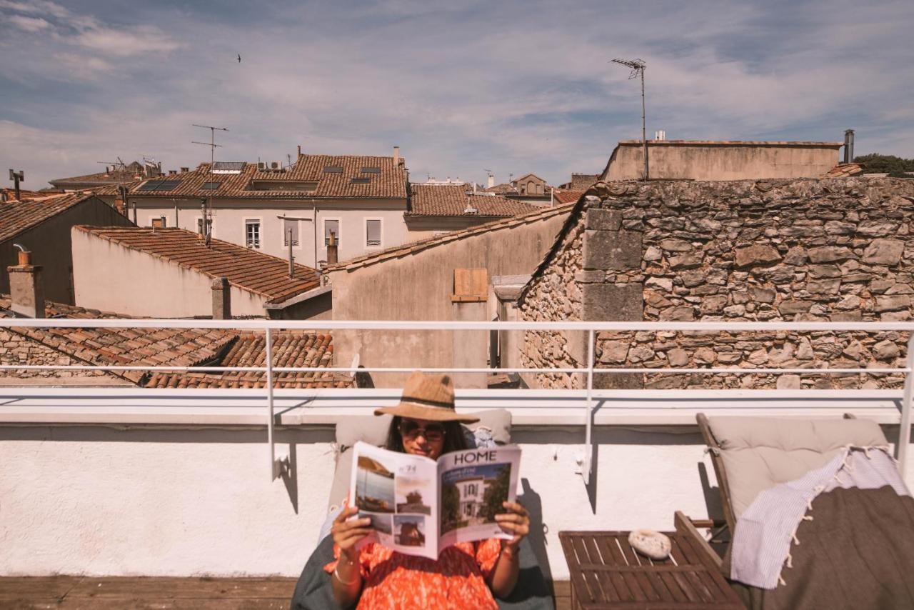 Chez Pepito & Zaza Hypercentre Rooftop Garage Nimes Exterior foto